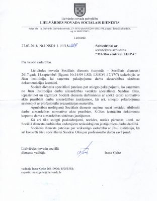 Lielvārdes novada soc.dienests